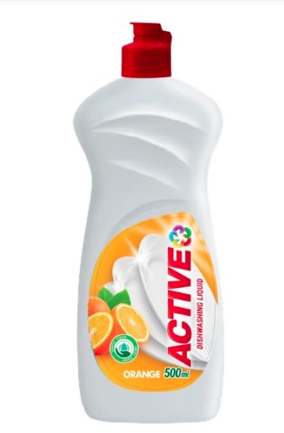 Active гель 500мл д/миття посуду апельсин